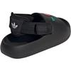 adidas AdiFOM Adilette Slide C Черный Алый Зеленый Детские Кроссовки Основной-Черный Облачно-Белый Ярко-Алый JP5526
