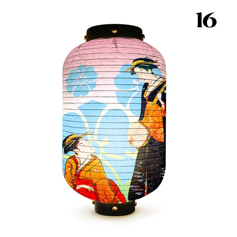 Уличный водонепроницаемый фонарь в японском стиле Ukiyo-e Bistro Ramen Restaurant Izakaya Sign Festival Party Wedding Decor Background