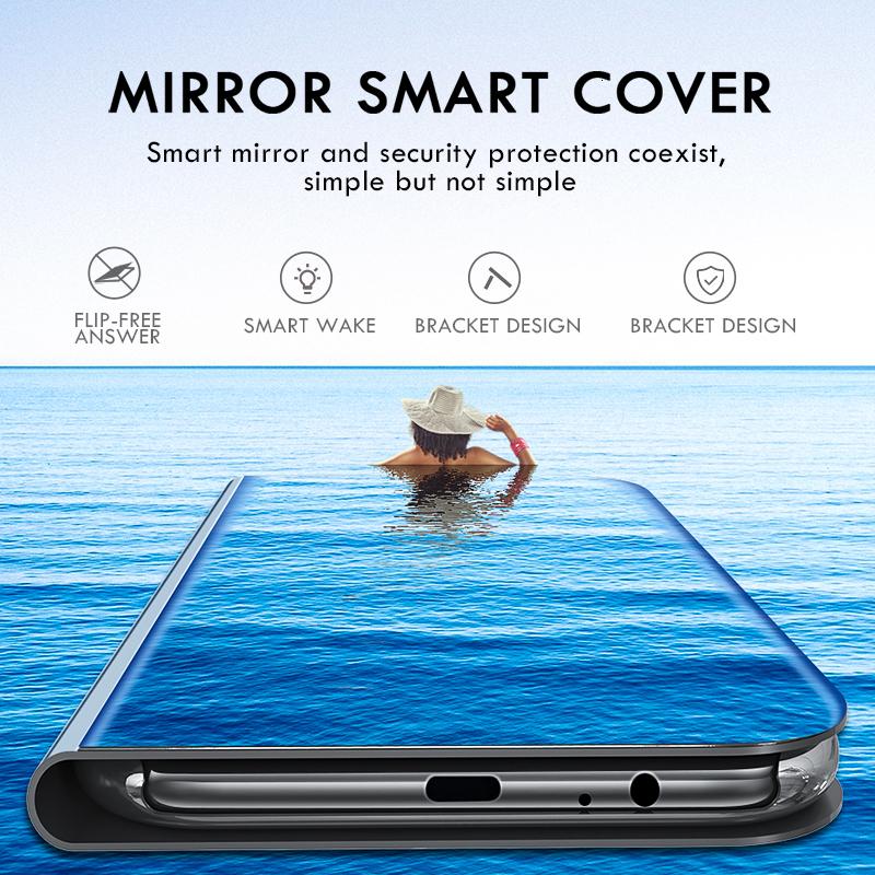 Роскошный зеркальный флип-чехол для iPhone 15 14 13 12 11 Pro Max 7 8 Plus X XS XR противоударный бронированный чехол Carcasa