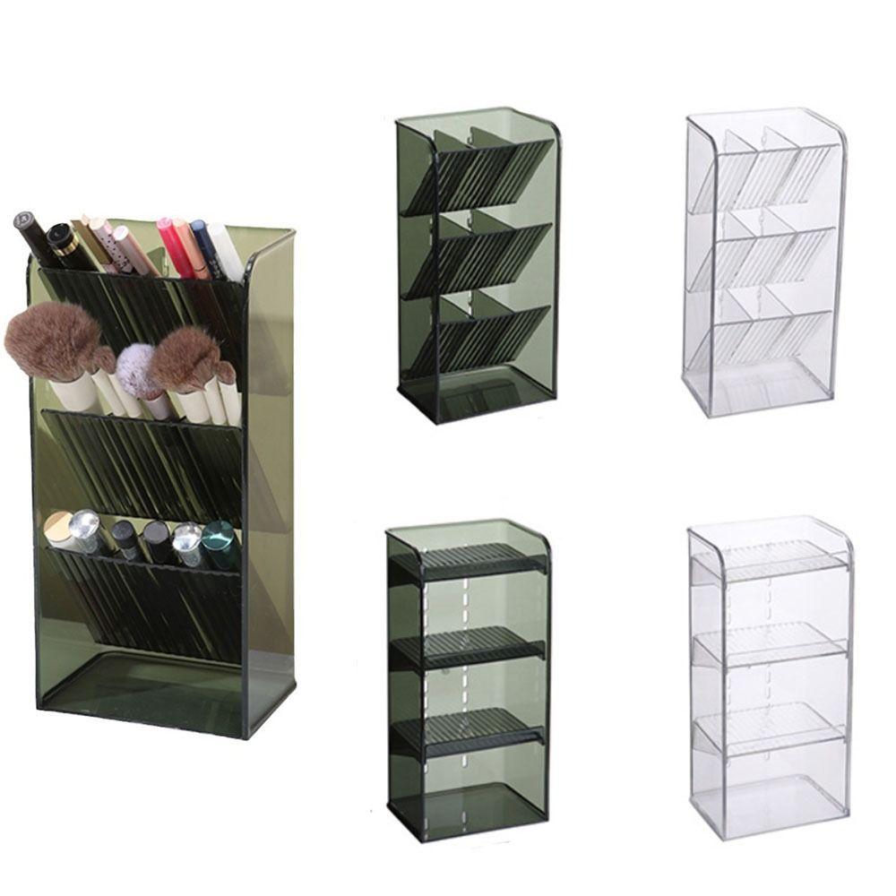 Vertical Makeup Shelf Transparent Jewelry Display Stand Lipstick Storage Box Lipstick