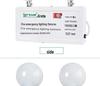LED Two-in-One Double-Head Emergency Exit Light with New National Standard Compliance