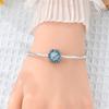 925 Silver Compass Charms Beads Sparkling CZ Zircon Dangle Fit Original Bracelet DIY For Women Travel Jewelry Gifts