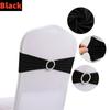New 50-10PCS Elastic Chair Knot Wedding Decoration Buckle Sashes Back Cover Mariage Hotel Home Seat Elegant Modern Ribbon Decors