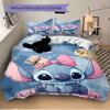 Stitch Dreams Clouds Print 3Pcs Bedding Setduvet Cover With 2 Bedropillowcase Home Birthday Gift