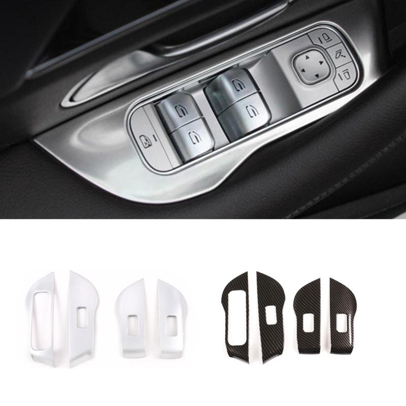Кнопка подъема окна автомобиля, накладка на рамку переключателя для Mercedes Benz GLE GLS W167 X167 - Авто Интерьер
