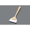 Kotobuki Confectionery Co., Ltd. Hotei Brand Long Handled Rubber Spatula, Large, No. 304, Spatula: Silicone Rubber, Handle: Wood, Japan, WGM04001