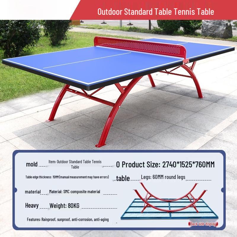 Outdoor Waterproof SMC Ping Pong Table