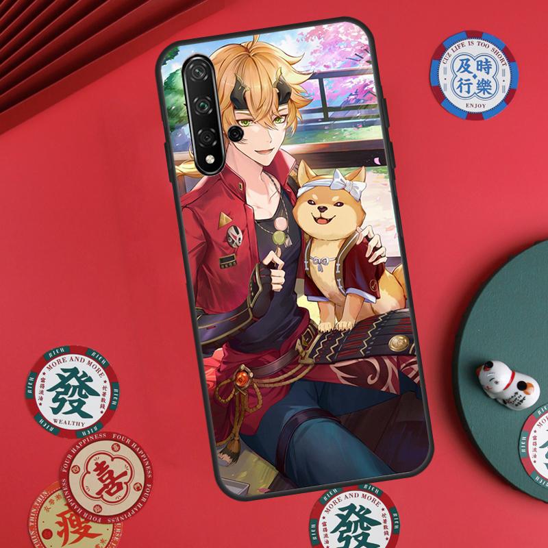 Чехол для Huawei Nova 5T 10 9 SE 7i 8i 11i 12i Y73 Y90 Y70 Y72 Y61 Y91 P60 Pro P30 P40 Lite с персонажем Тома из игры Genshin Impact