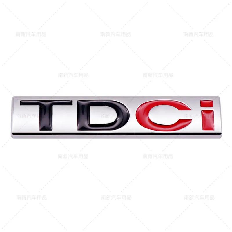 1 шт. 3D Металлическая эмблема TDCI Логотип Автомобиля Эмблема Задней Крышки Багажника Дверь Задней Борта Аксессуар для Стайлинга Клейкий Значок Для Kuga Explorer Transit Наклейка