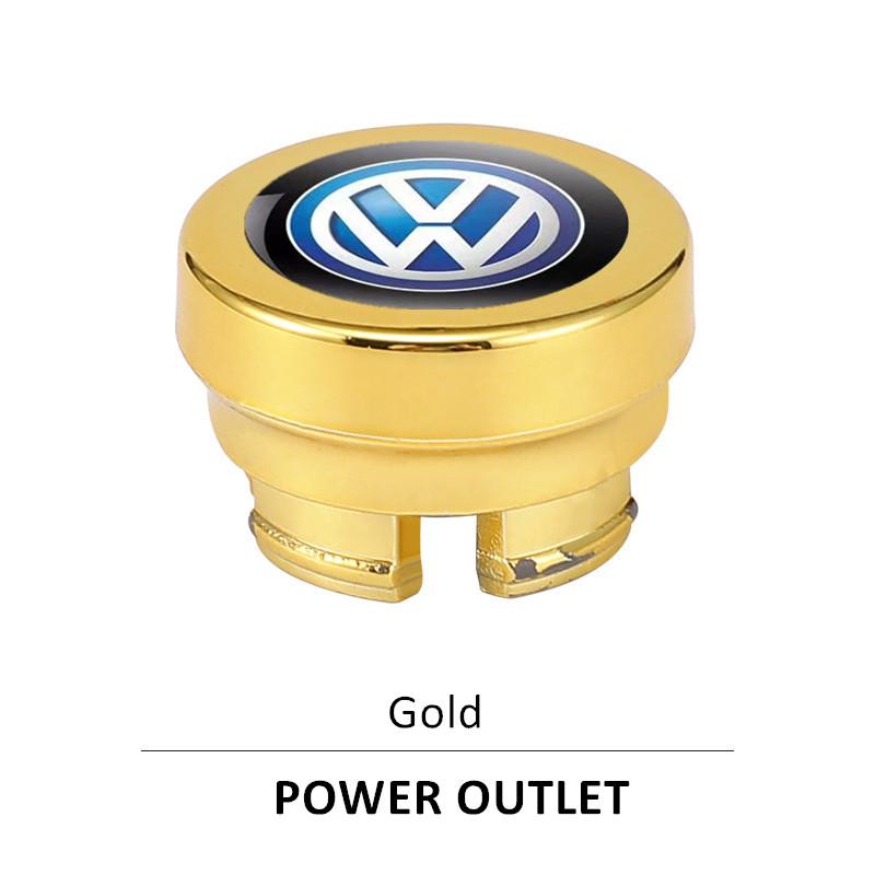 For VW Car Cigarette Lighter Dust Cover Dustproof Cap Plug Car Styling for VW Tiguan Polo Golf 7 Jetta Interior Mouldings XTKH-A325 zs2