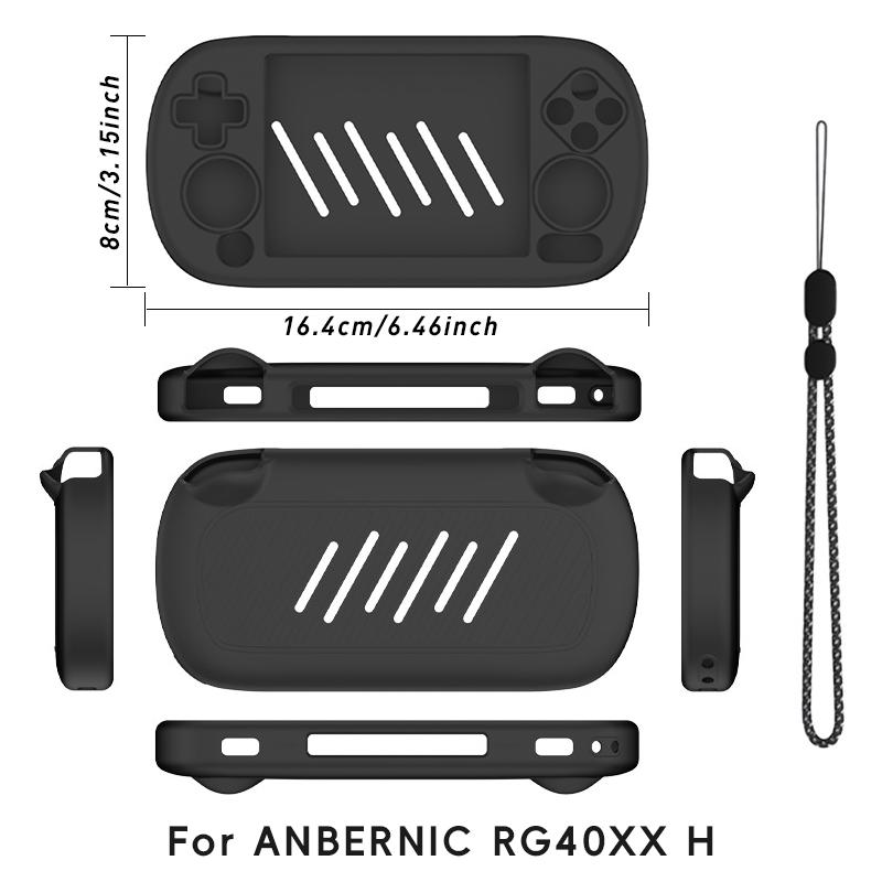 Мягкий силиконовый чехол для игровой консоли ANBERNIC RG35XX PLUS RG556 RG40XXV, защитный корпус для RG40XX H, игровые аксессуары