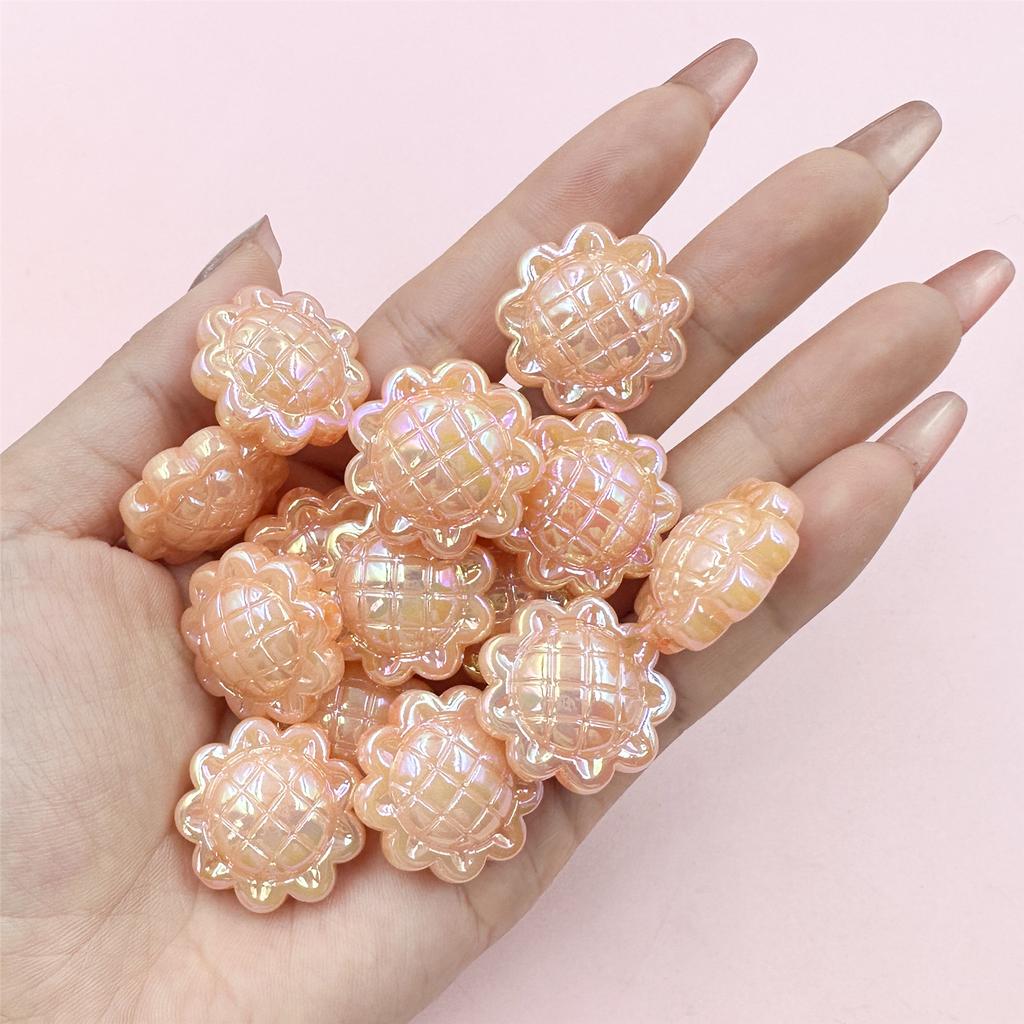 DIY аксессуары с отверстием толщиной 11,5 мм Подсолнух распорка свободные бусины акриловые 10 шт/23,5 мм творческий материал ручной работы для изготовления ювелирных изделий