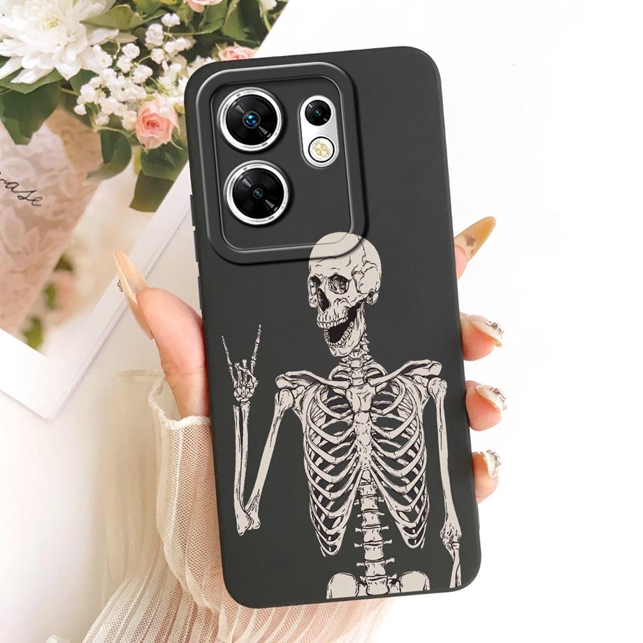 Модный чехол с рисунком для Infinix Zero 30 4G 5G Zero X Neo X Pro, мягкий матовый силиконовый чехол с узором из бантиков, мультяшный кот