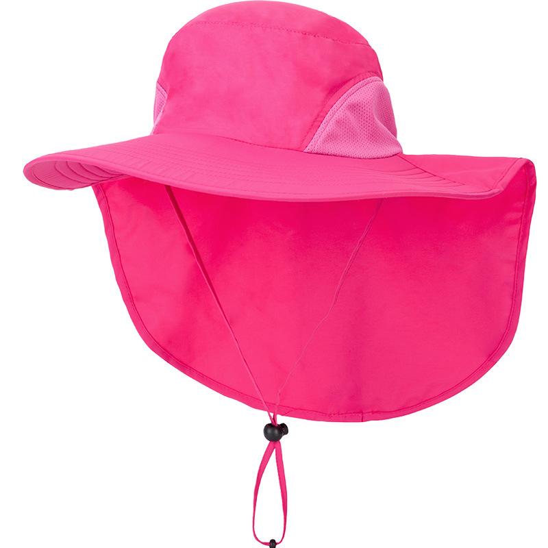 Summer Outdoor Women's Sun Protection Hat Fishing Hat Waterproof Large Brim Bucket Hat Men's Breathable Sunshade Sun Hat 2026