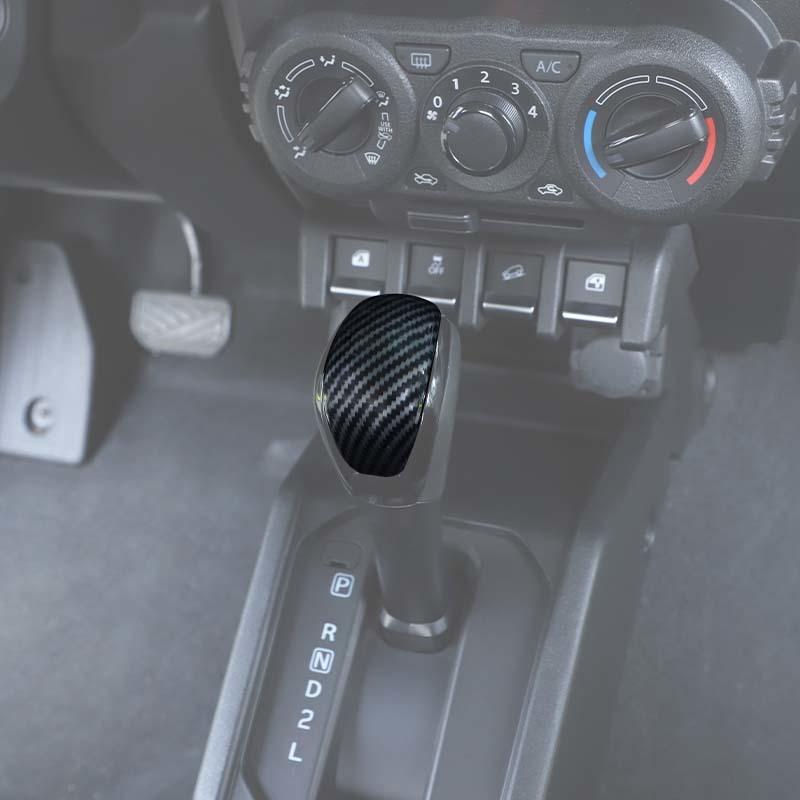 Декоративные наклейки на ручку переключения передач автомобиля ABS для Suzuki Jimny 2019 Up Interior Accessories