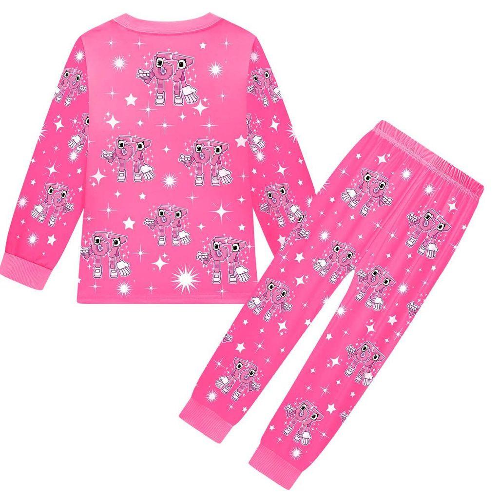 19704 Kids Boys Girls Steal a Brainrot 67 Six Seven Print Long Sleeves T-Shirt Pants Pajamas Sleepwear Sets