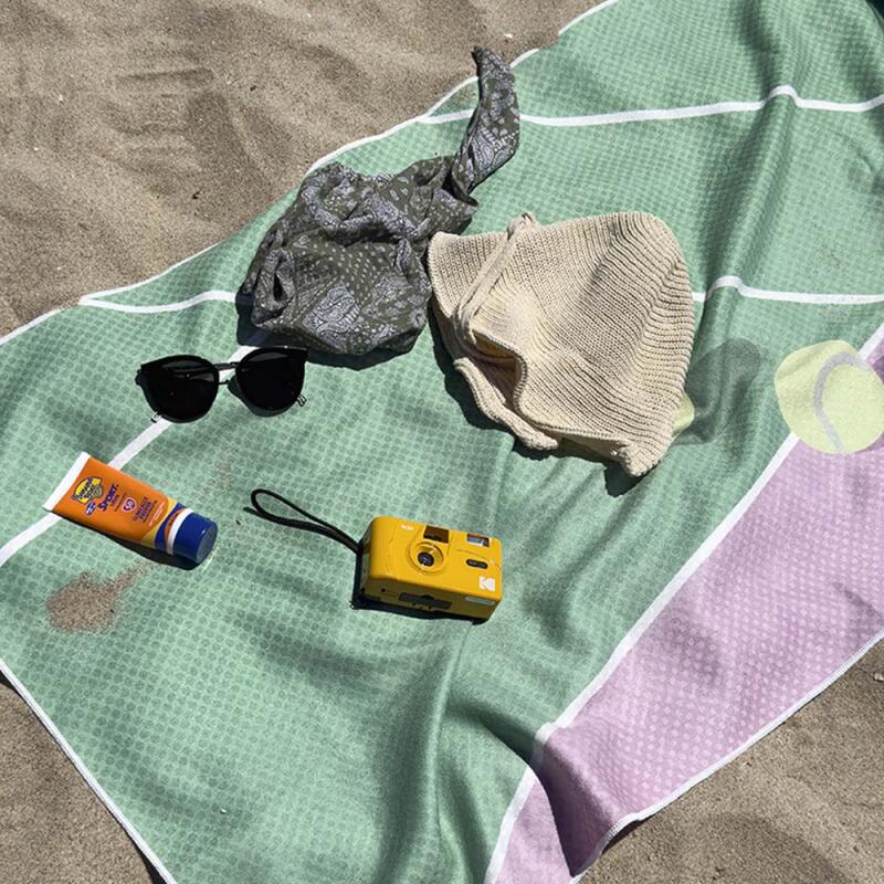 Tennis Court Beach Towel 130x180cm