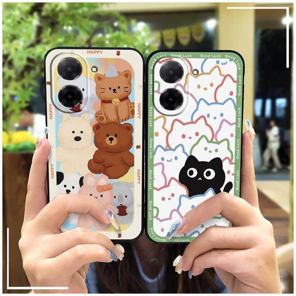 Ударопрочный чехол-накладка для телефона Redmi A5 4G/Xiaomi Poco C71 4G Граффити Водонепроницаемый Мягкий чехол Чехол для телефона Пылезащитный