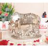 Kamdhenu Cow,Calf with Bal Gopal Krishna Metal Statue for Good Luck,Feng Shui As Table Top Figurine,Vastu,Religious