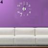 Modern Fashion Home Office Room Decor Background DIY 3D Clock Wall Sticker