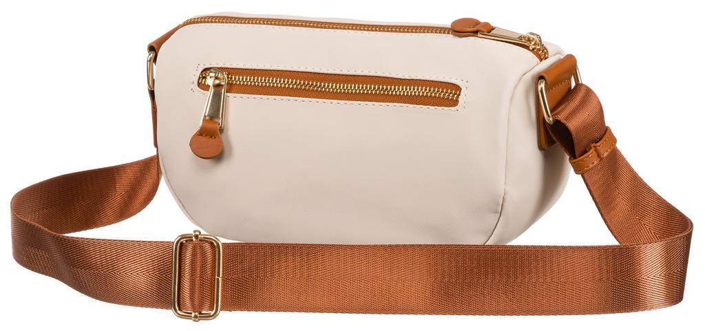 PTN JN-06-6775 Ivory-Brown bag