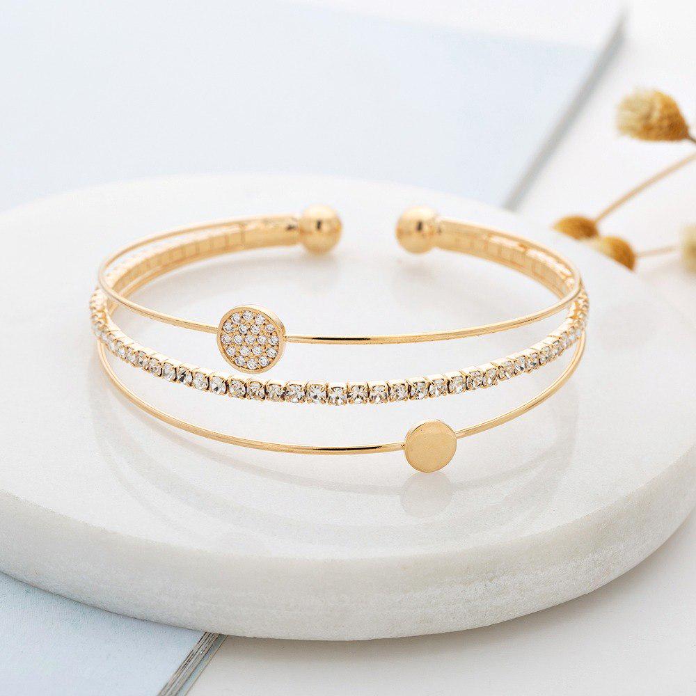 Bracelet Classic Crystal Rhinestone Stretch Bracelet Bangle Wristband Elastic Wedding Bridal Jewelry