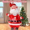 Christmas Balloon Large Santa Claus Decorative Balloon Aluminum Foil Balloon For Christmas Party Decorative Supplies