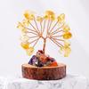 Copper Wire Crystal Wishing Tree Positive Energy Crystal Decorative Trees  Desk