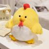 Lifelike  Cute Cock Plush Toy Stuffed Fluffy Animals Rooster Soft Doll Chick Pillow Birthday Gifts