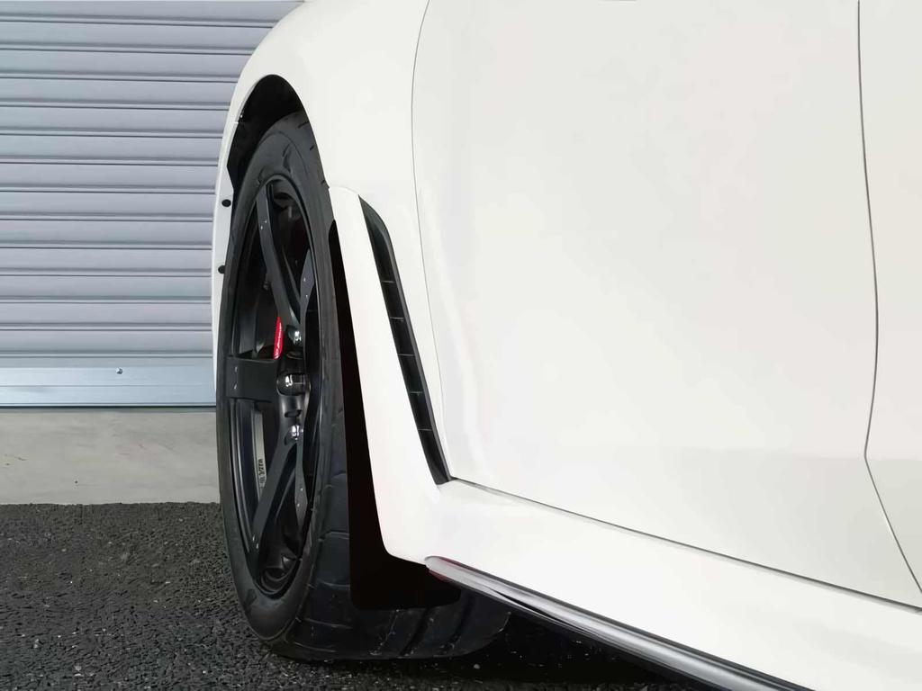 Cusco Civic Type R Sport Set of 2 Flaps, Front, Black, (3F7-850-FB)