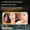Car Sun Visor Vanity Mirror with Light Color Temperature Adjustable Dimmable Universal Lighted Rechargeable LED Makeup Mirror