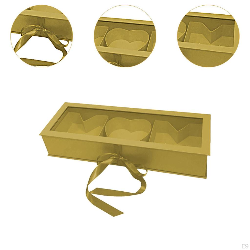 Подарочная коробка для цветов для мамы 22x7.8x4 дюйма для цветочных композиций, аксессуары, многоцелевая для мам