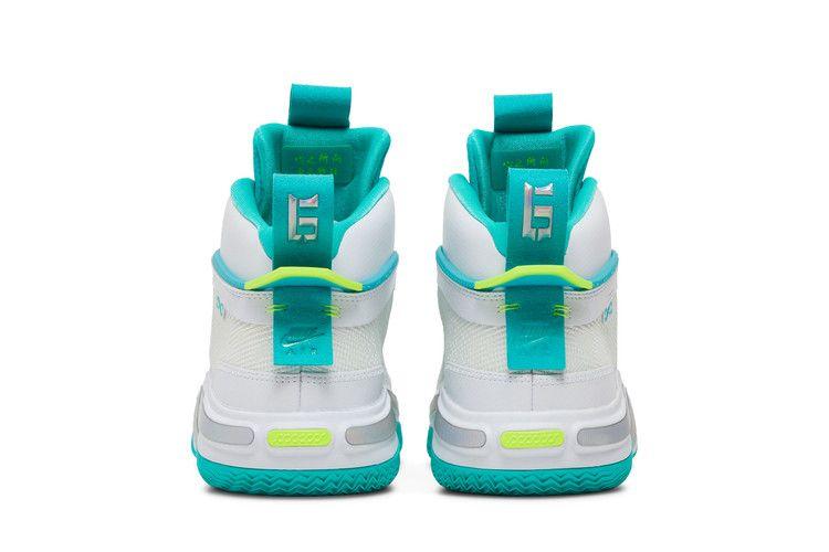 Мужские кроссовки Jordan 36 Guo Ailun Global Game Белый/Бирюзовый/Лаймовый зеленый