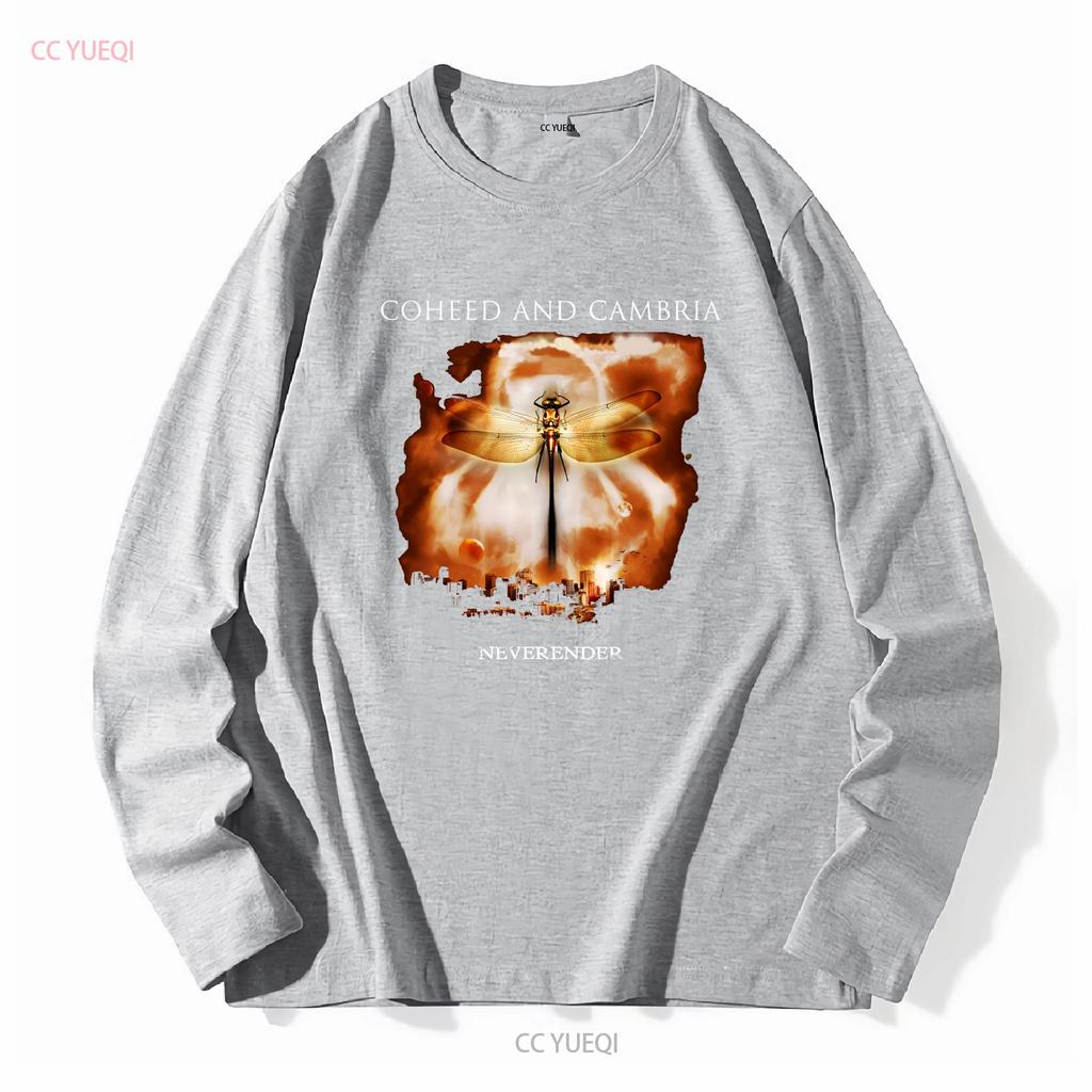 COHEED AND CAMBRIA NEVERENDER Футболка Хлопок S 5XL BO567 винтажная Стирка Графический мужской Унисекс Повседневный Универсальный Эластичный