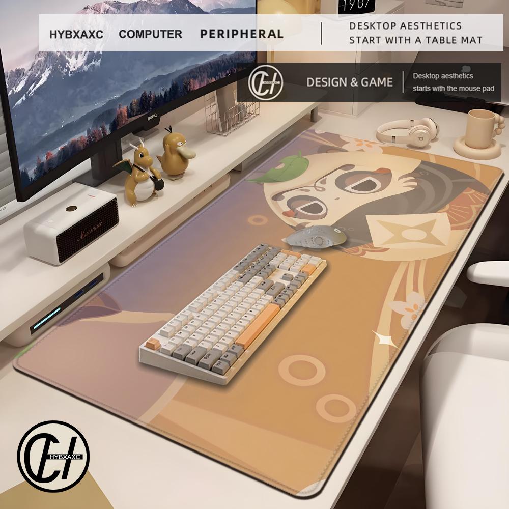 Mandrill Ganyu Walnut Genshin Pattern Game Mouse Pad Extra Large Two-dimensional Computer Keyboard E-Sports Desk Mat XXL