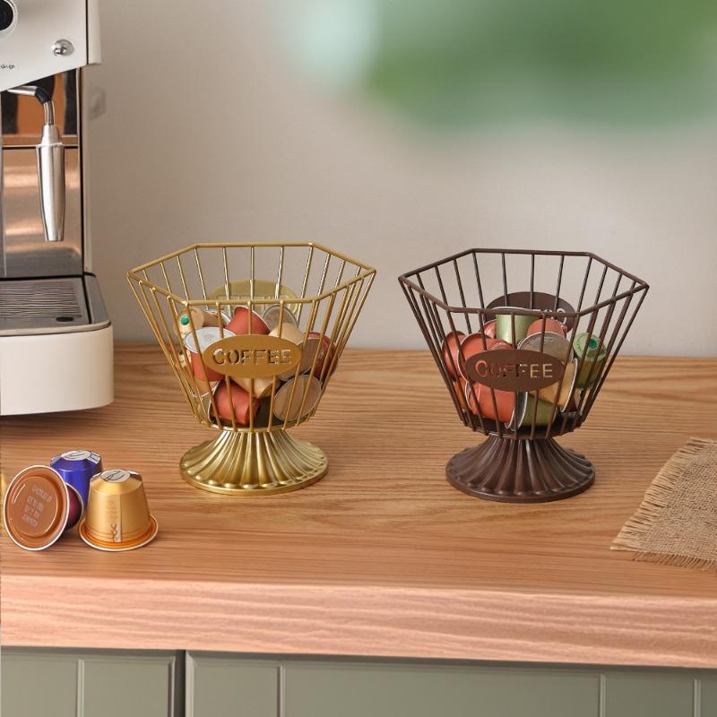 Snack and Candy Storage Rack Coffee Shop Table Display RackHome Coffee Capsule Storage