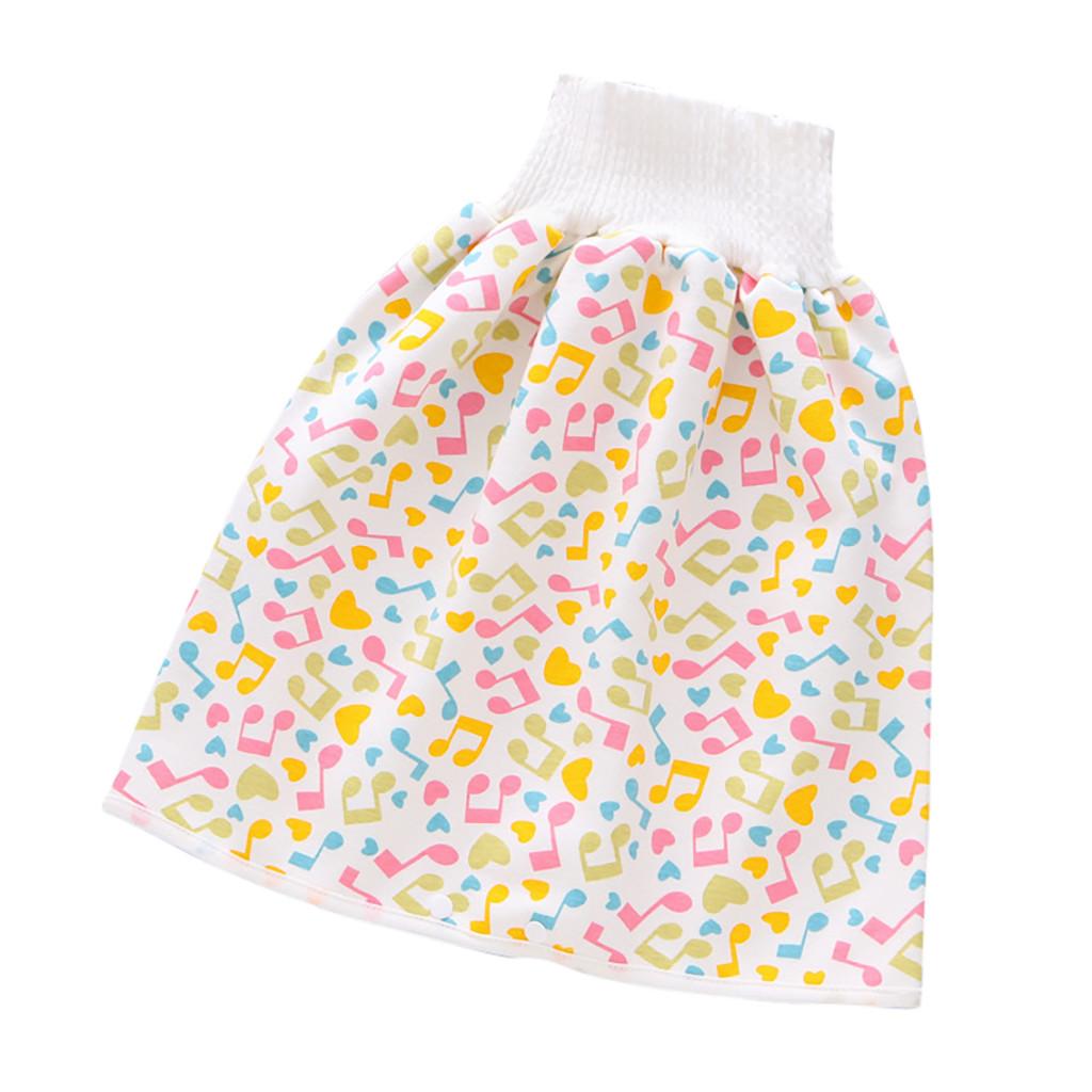 Natural Washable Baby Diaper 3 Layers-Infant Cotton Diaper Cloth Skirt