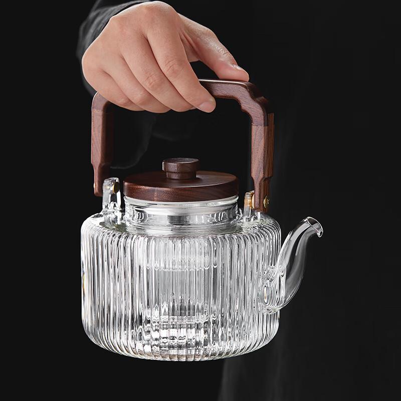 Mesini Glass Tea Steaming and Boiling Pot