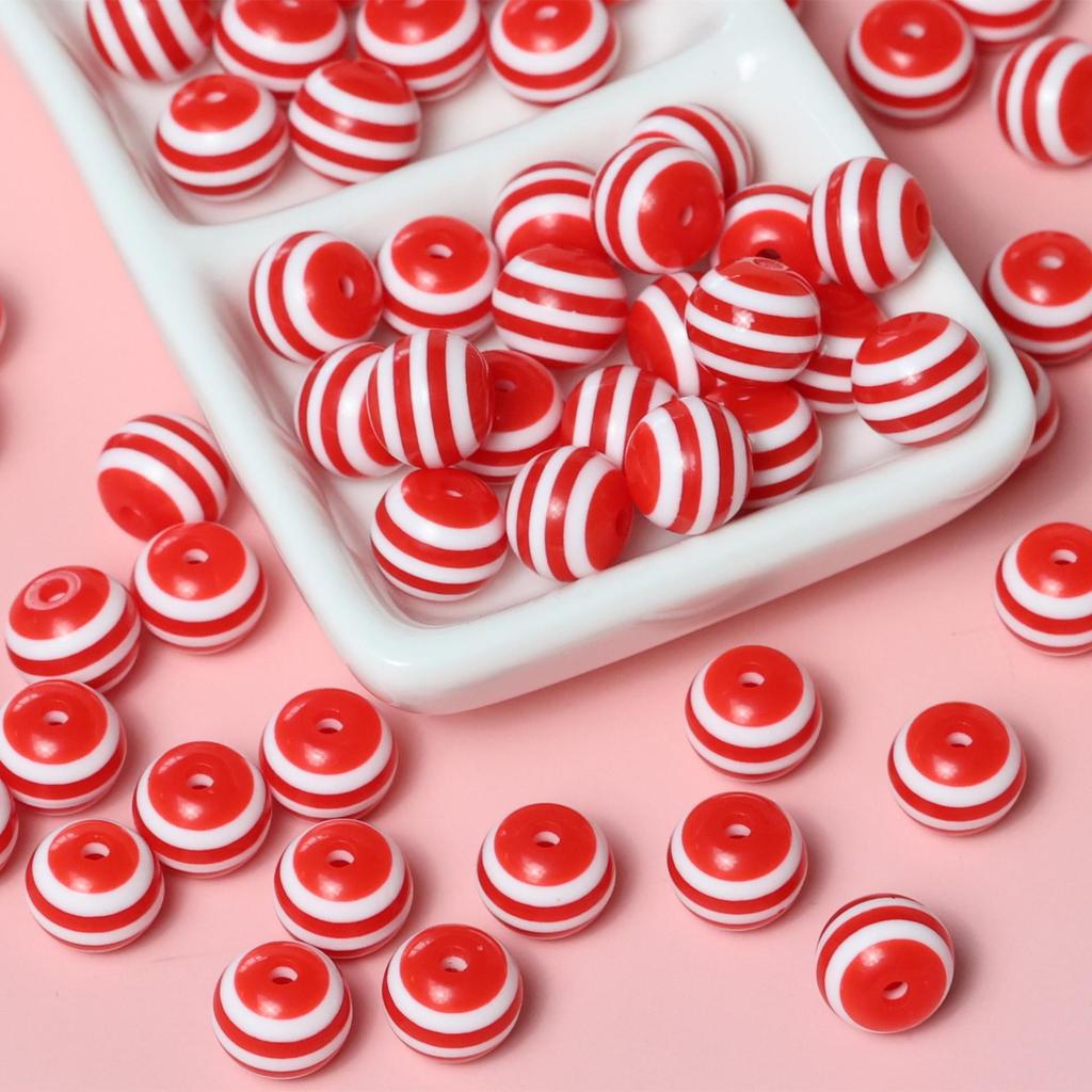 Японский макарон леденец бусина DIY набор шармов: Детские полосатые круглые бусины для аксессуаров для телефона и сумки