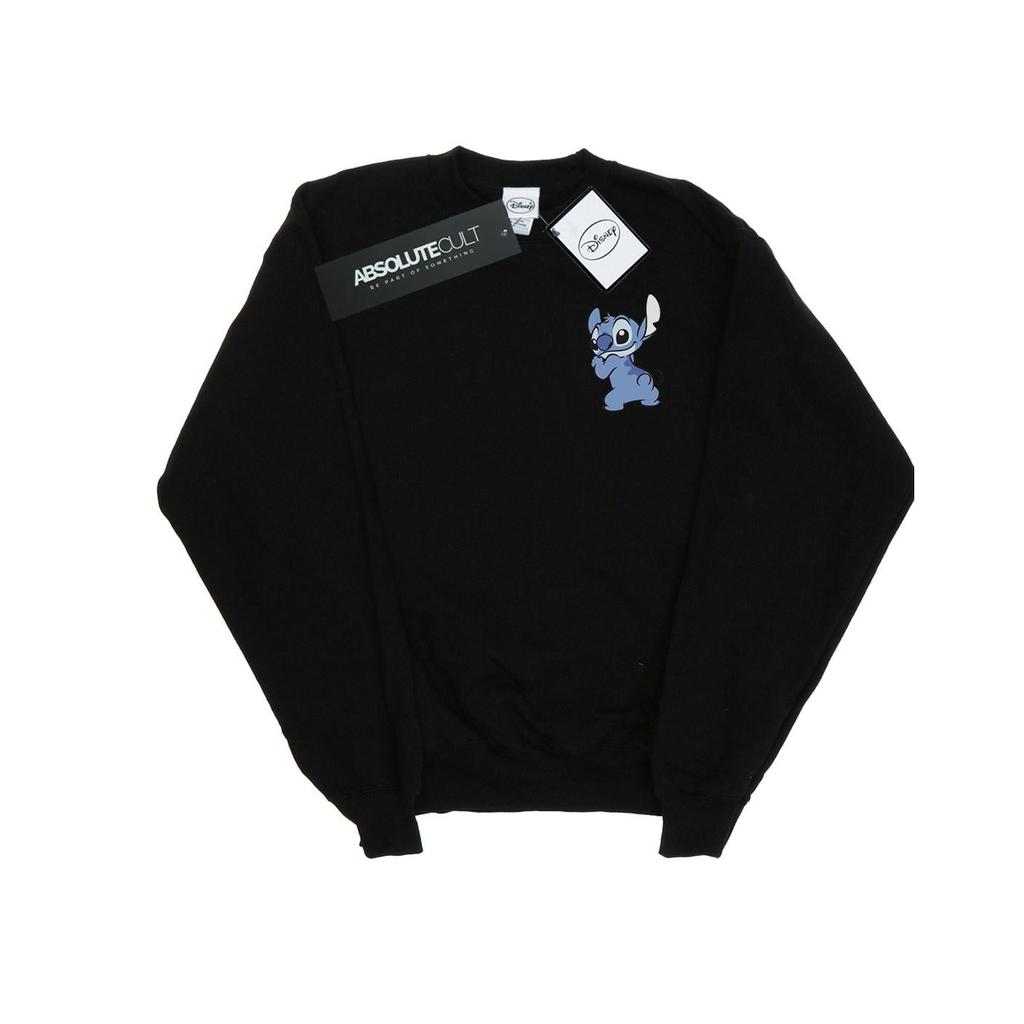 Disney Толстовка с принтом груди Lilo And Stitch для девочек