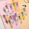 Многоцветная шариковая ручка 4 цвета в 1 Ручки для письма Выдвижные шариковые ручки для заметок ведения дневника