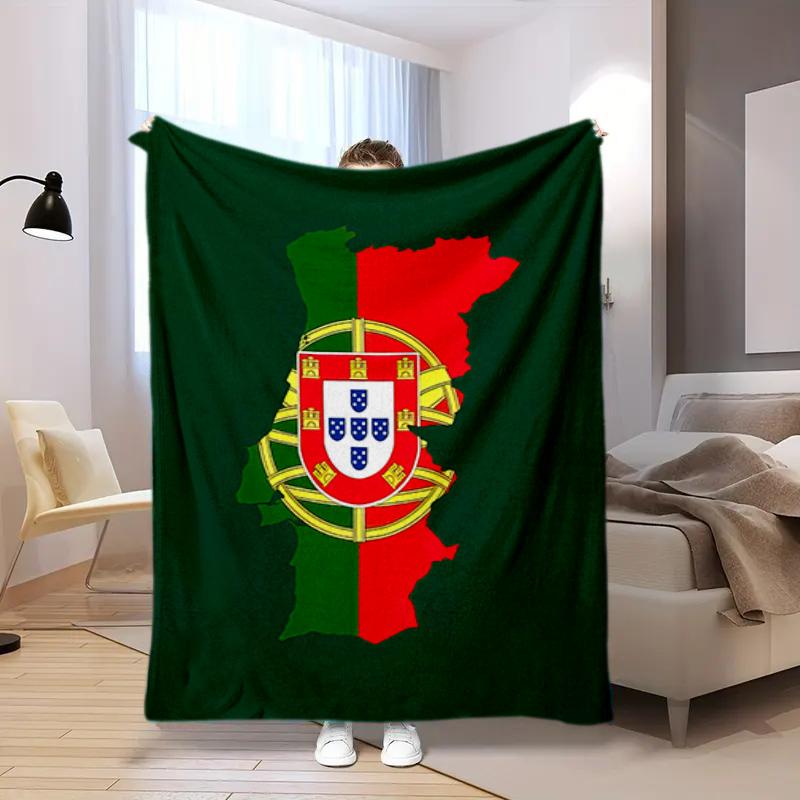 1PC Football pattern blanket, all season lightweight home office outdoor nap multifunctional blanket