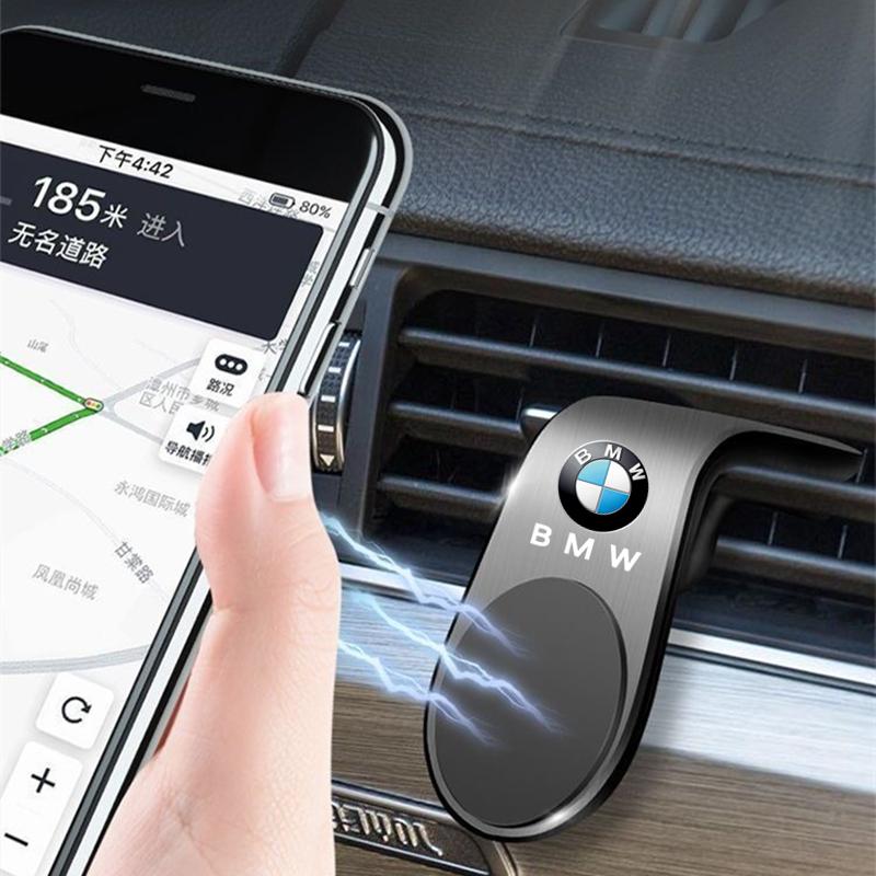 BBIQ7 Magnetic Car Phone Holder Air Vent Clip Mount Cellphone GPS Holder For BMW 1 2 3 4 5 7 Series X1 X3 X4 X5 X6 X7 F10 F30 E46 E60
