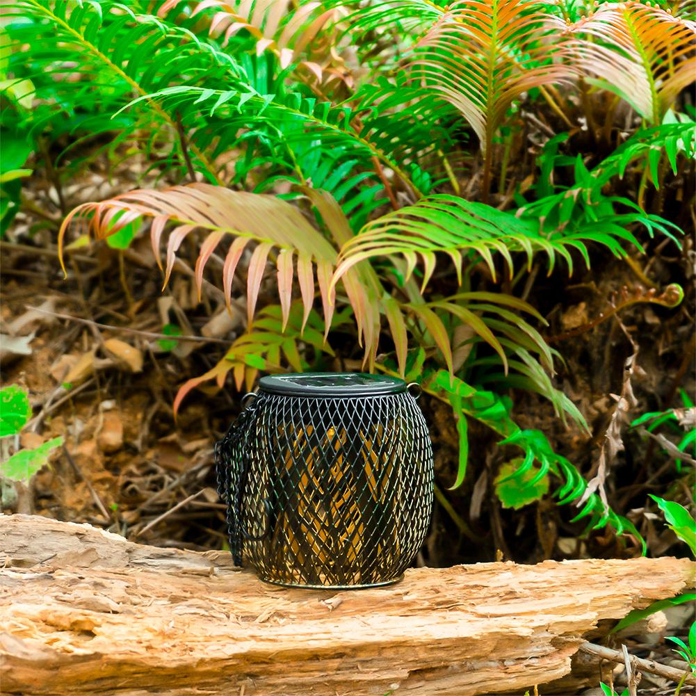 1/2Pcs Solar Garden Lights IP65 Waterproof Solar Outdoor Lanterns Hanging Solar Retro Lantern for Patio Yard Porch Pathway Fence