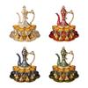 Turkish Coffee Cup Wine Pot Metal Wine Glass Jug Set for Living Room Kitchen