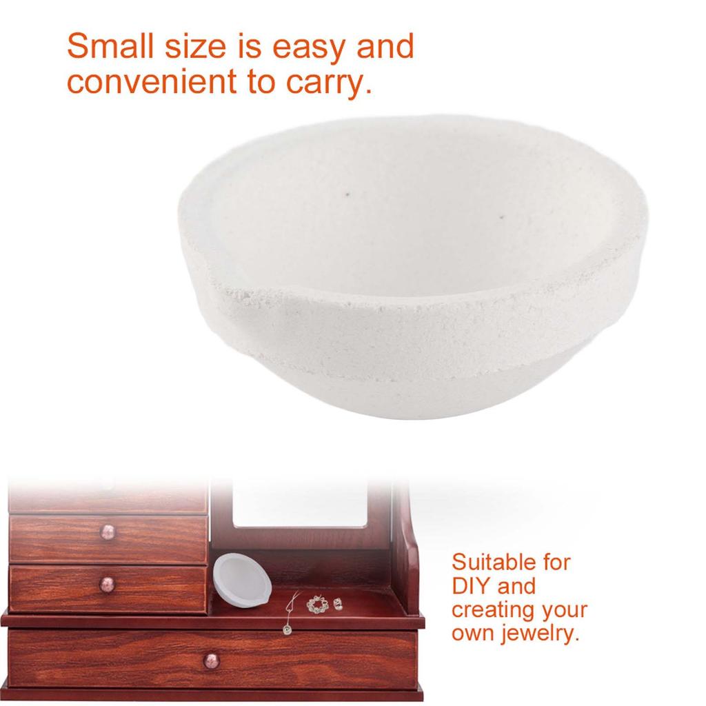 1 шт. Кварцевый плавильный литейный тигель для очистки золота, серебра, платины