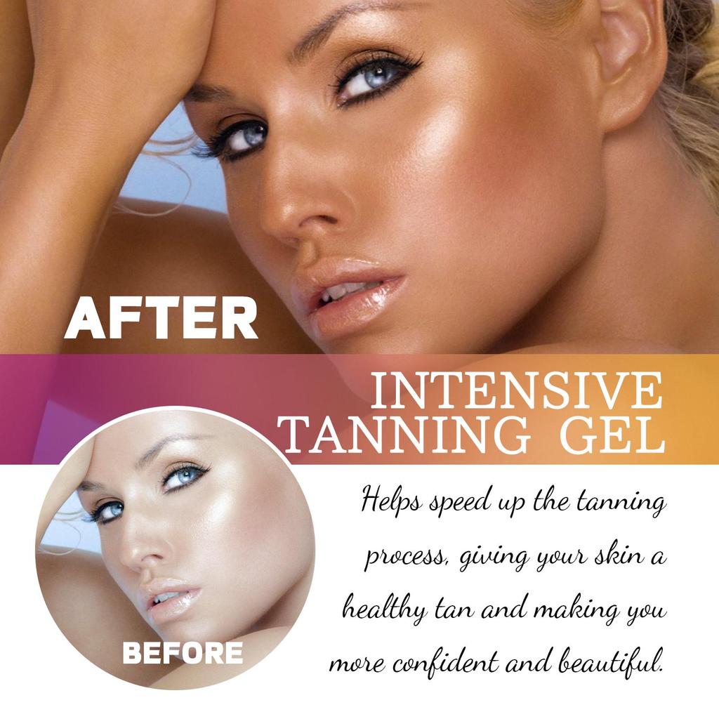 EELHOE Персиковый гель для загара Летний солнечный пляжный загар Красота для глубокого увлажнения кожи