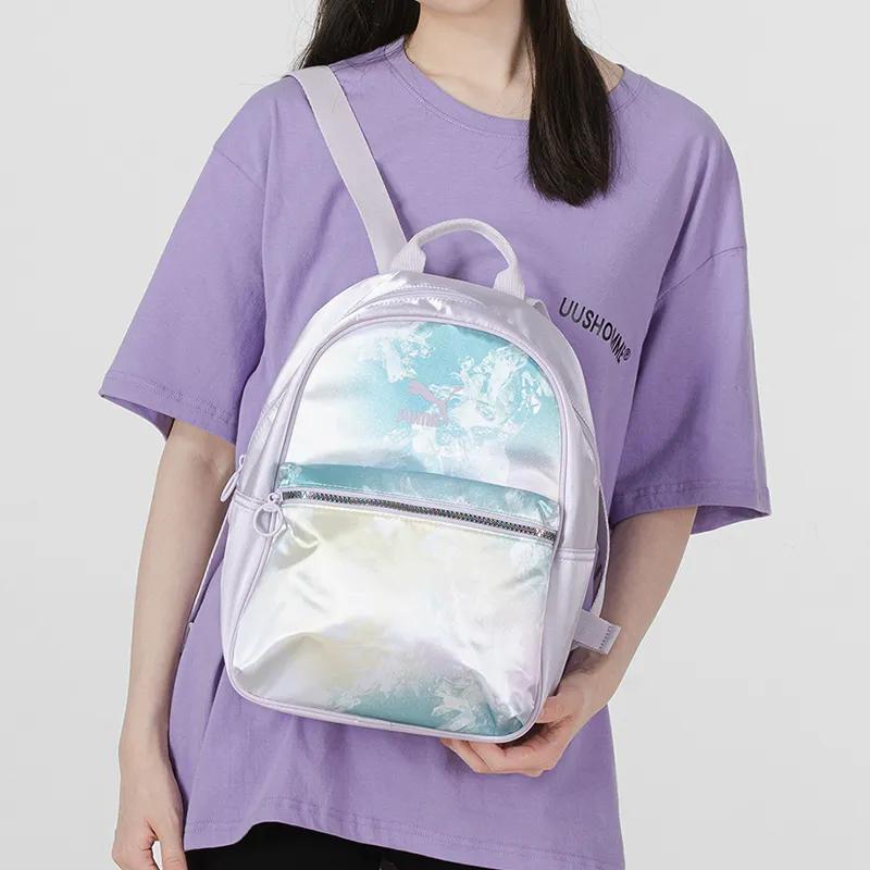PUMA Fabric Backpack Regular Women's Light Purple (Unisex) Backpacks 078745 02