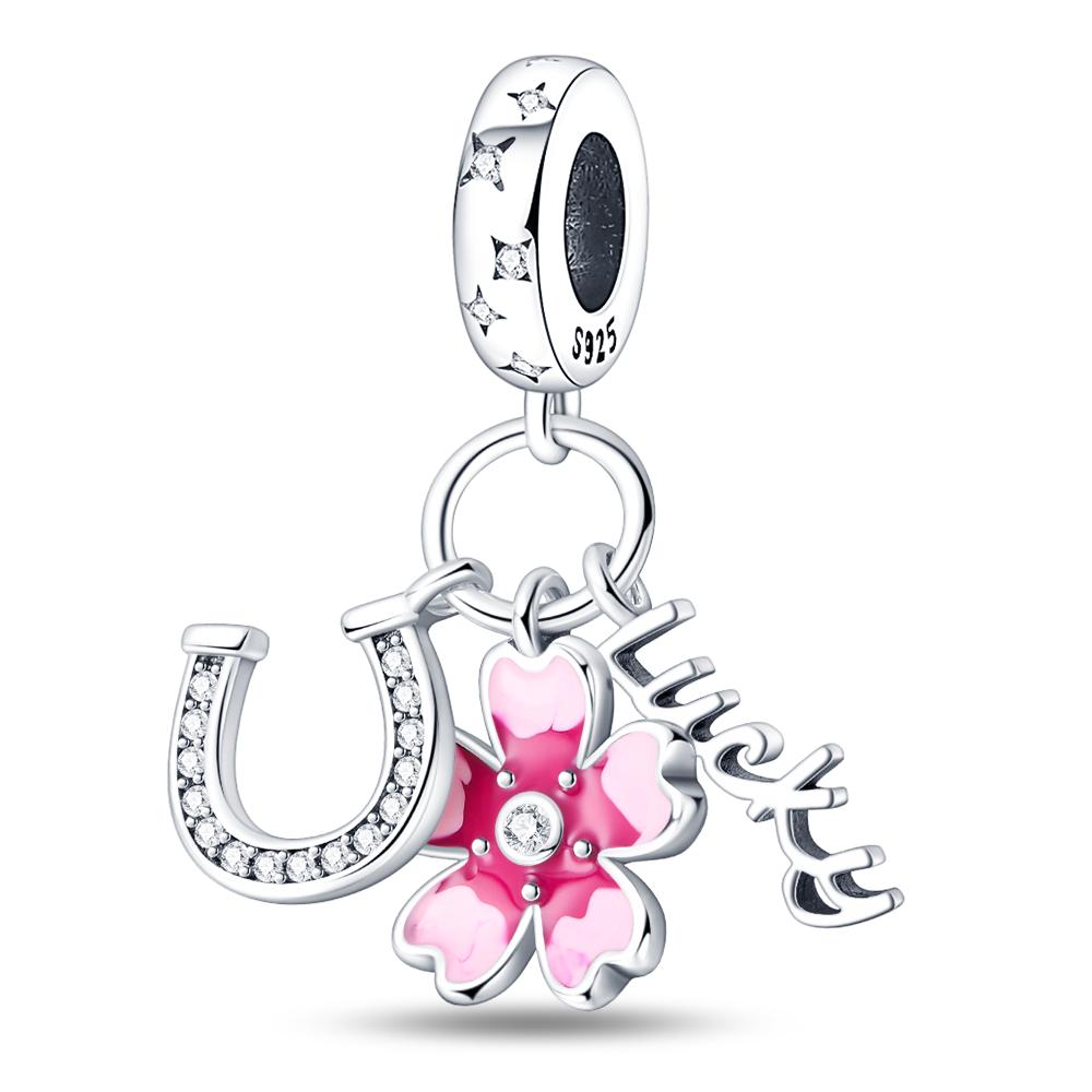 Copper Flower And Colorful Butterfly Beads Charms Fit Original Bracelet For Women Fine Jewelry Making