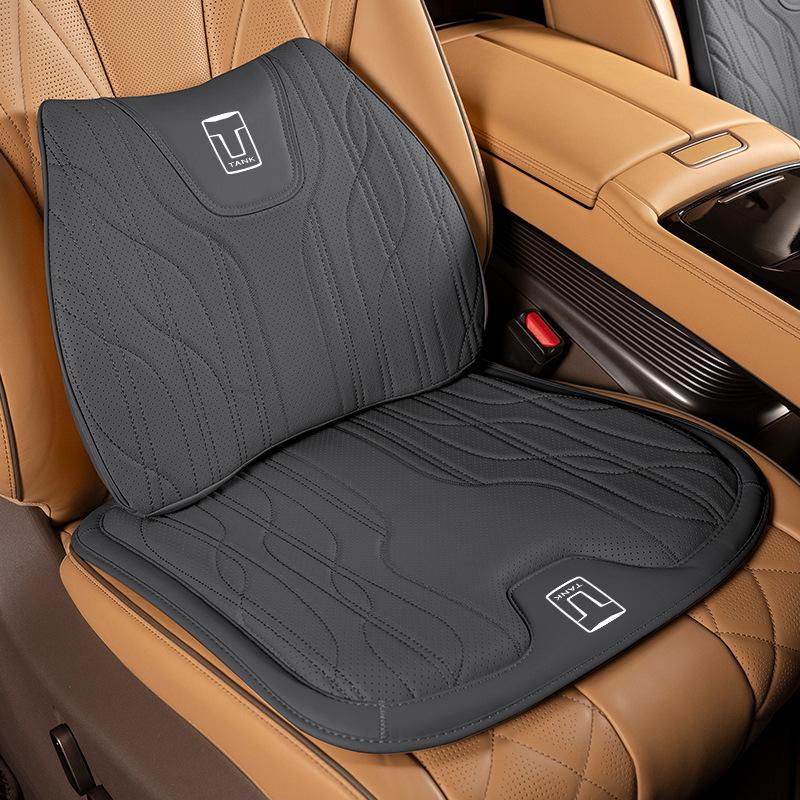 Всесезонный комплект для салона автомобиля: Подходит для подголовников Tank 300 и подушек сидений Tank 500, Включает поясничные опоры, Цельная дышащая конструкция.